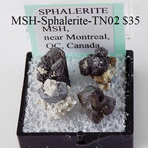 Rocks and Minerals - Sphalerite from Mont Saint-Hilaire, Canada (MSH-Sphalerite-TN02)