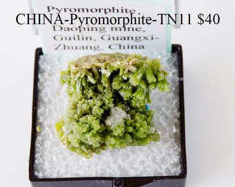 Rocks and Minerals - Pyromorphite from China (CHINA-Pyromorphite-TN11)