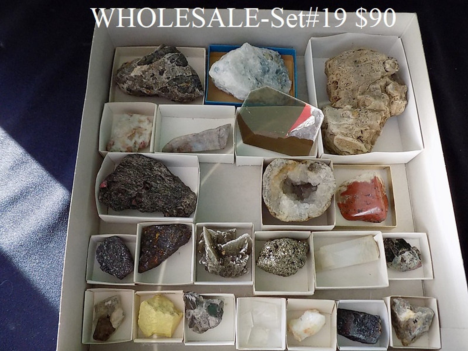 Wholesale Rocks and Minerals A mix of 22 assorted Etsy