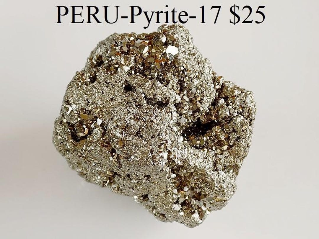 Rocks and Minerals - PYRITE From Peru (peru-pyrite-17) - Etsy