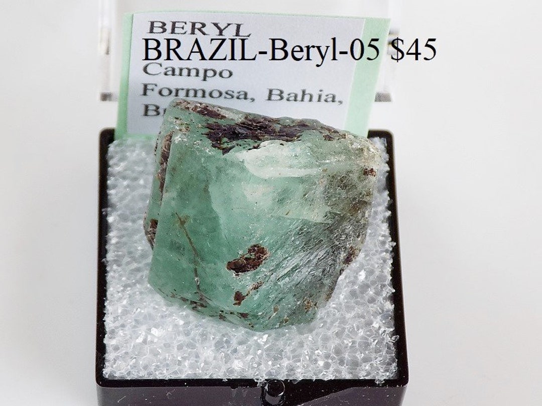 Rocks and Minerals - BERYL From Brazil (brazil-beryl-tn05) - Etsy