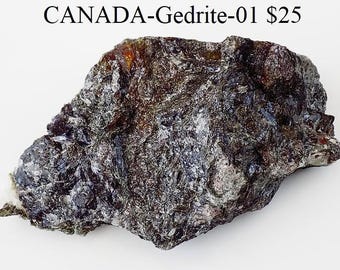 Rocks and Minerals - GEDRITE amphibole from Ontario, Canada (CANADA-Gedrite-01)