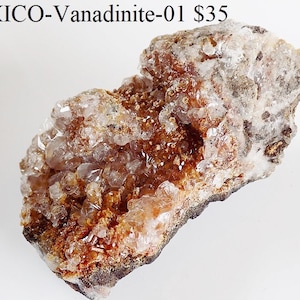 Rocce e minerali - VANADINITE dal Messico (MEXICO-Vanadinite-01)