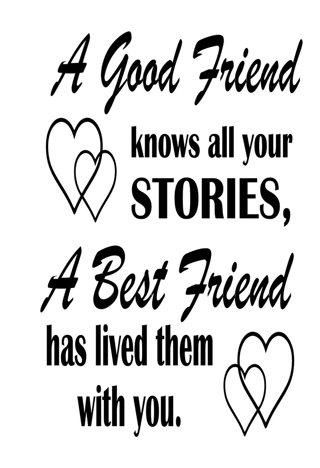 A Good Friend Wine Bottle Decal For wine bottle decoration Etsy.de