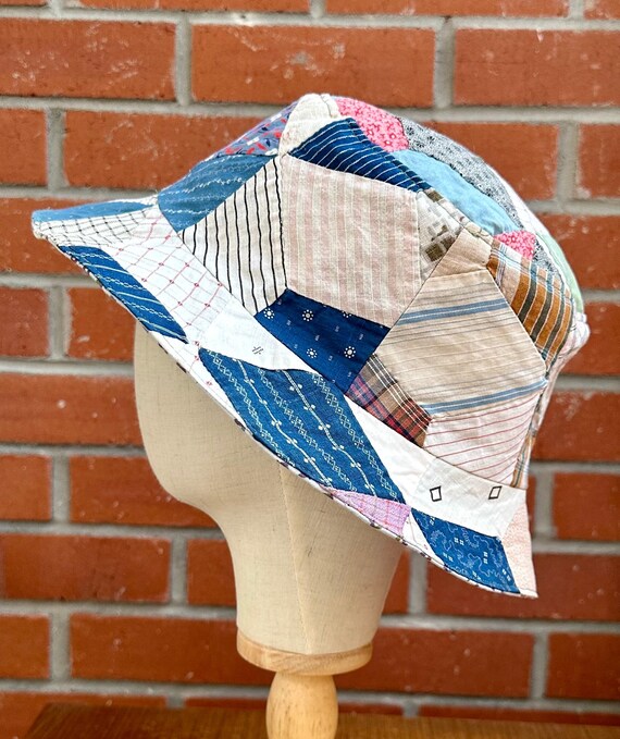 Reversible Quilt Bucket Hat - Etsy display picture 3