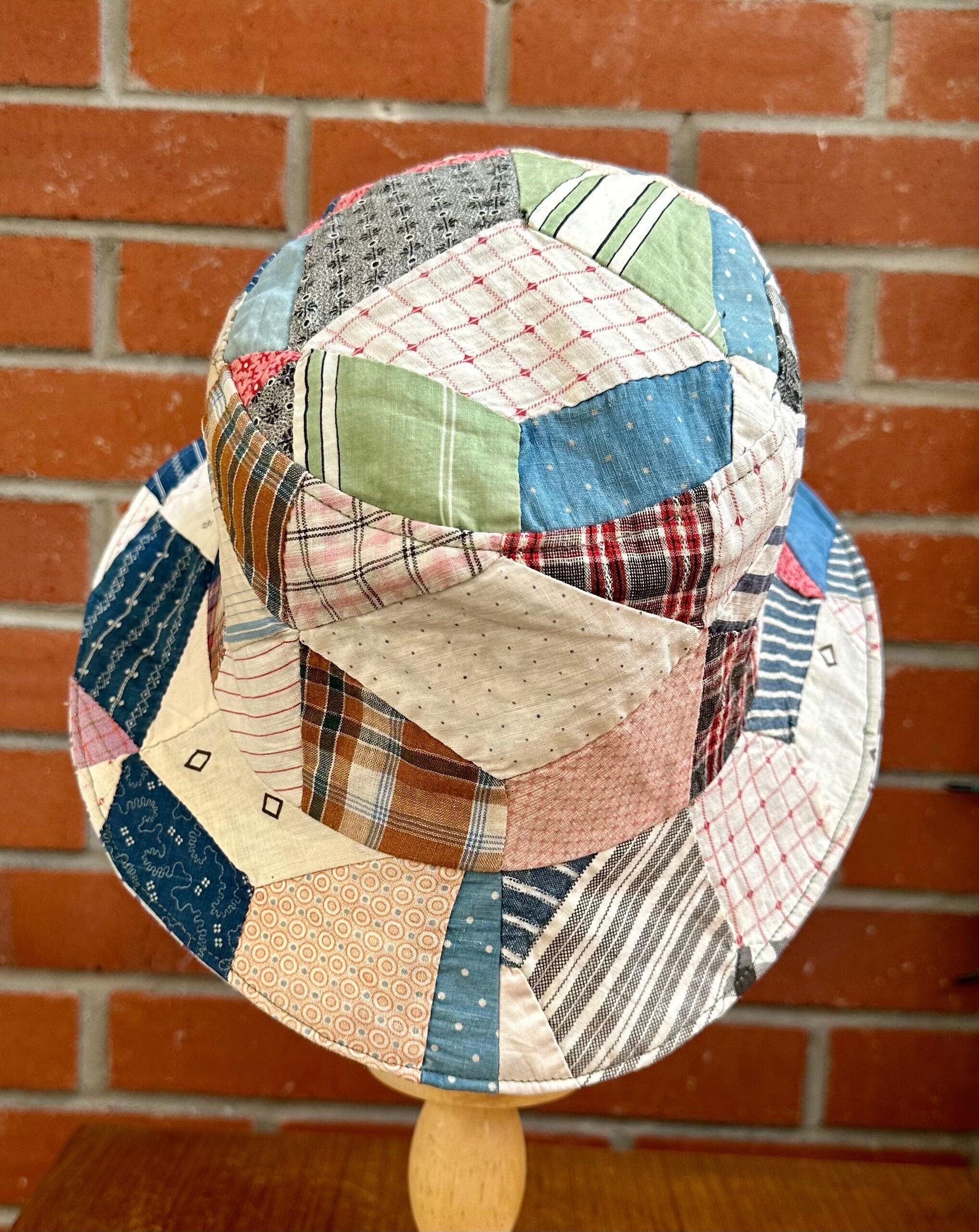 Reversible Quilt Bucket Hat - Etsy display picture 2