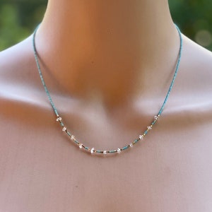 Herkimer & Turquoise Necklace