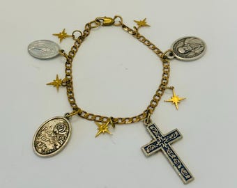 Religious Charm Bracelet