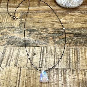 Floating Opal Necklace