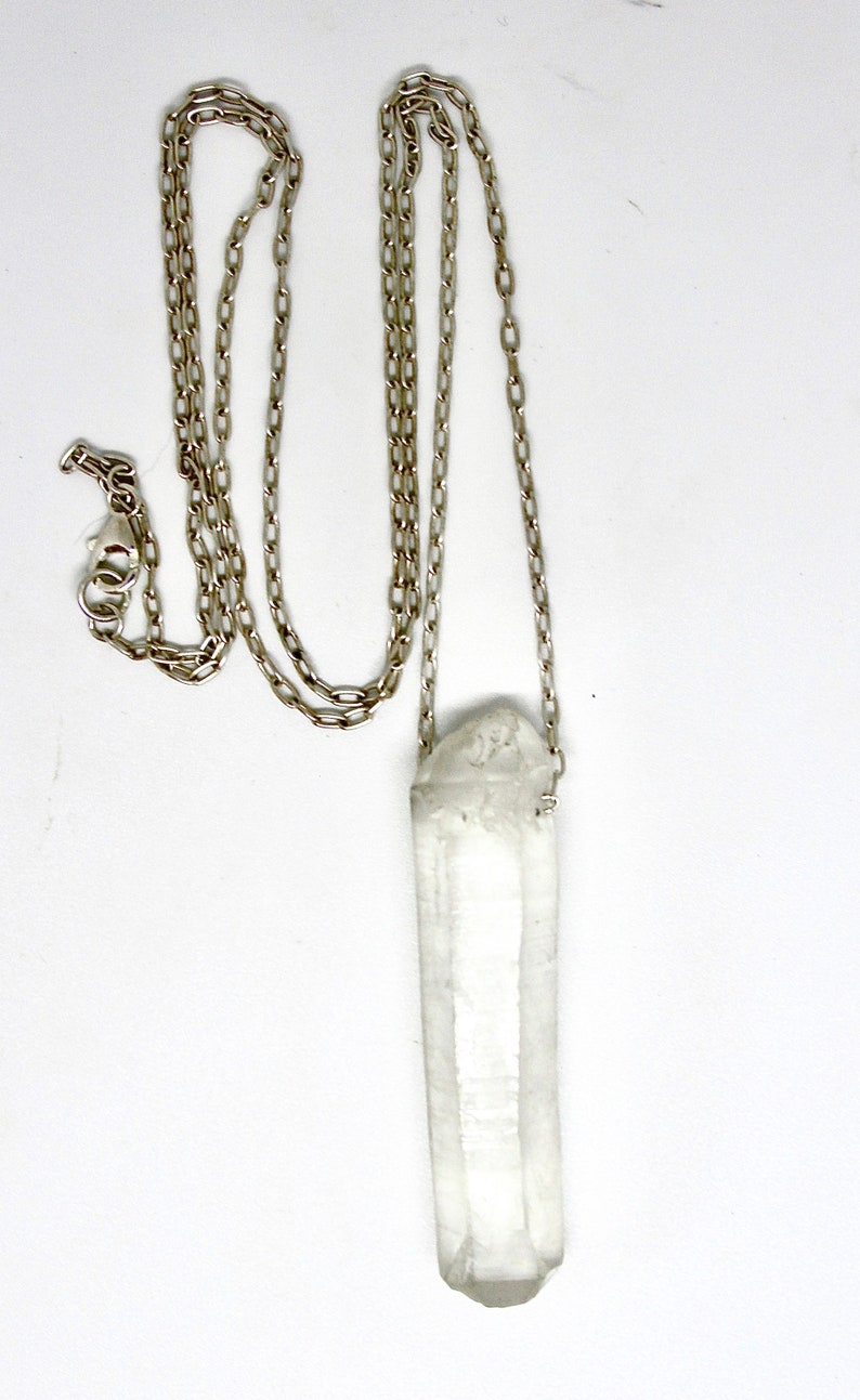 Quartz /& Sterling Necklace