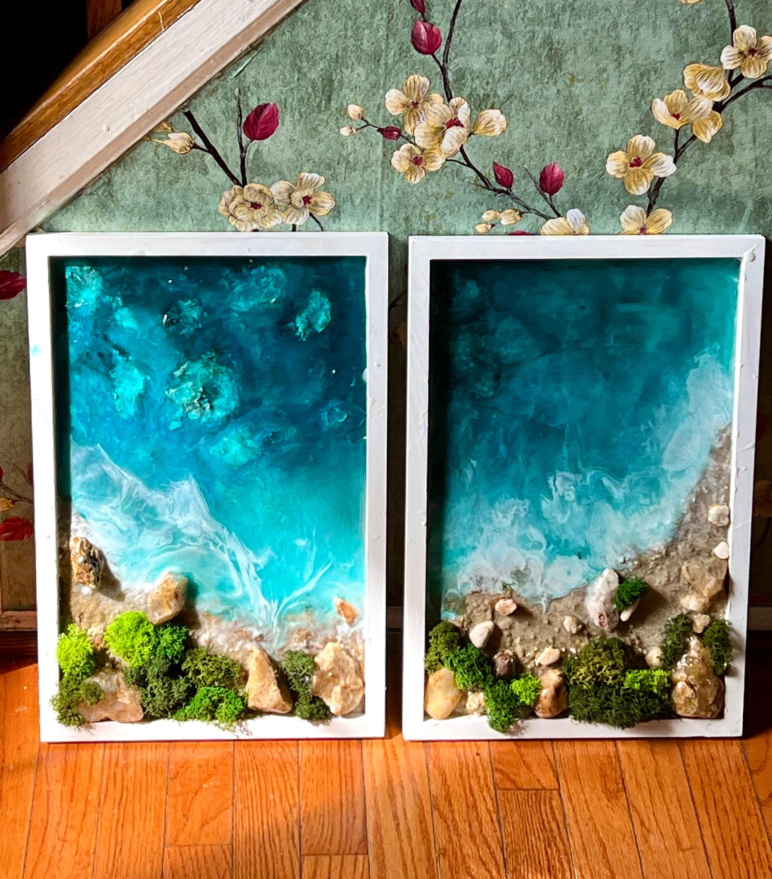 Ocean Theme Epoxy Resin Paintings - Etsy