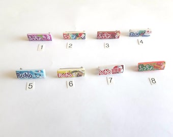Kawaii Resin Asian Bubble Gum Pins