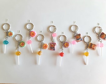Resin Chupa Chups Inspired Keychains - Etsy