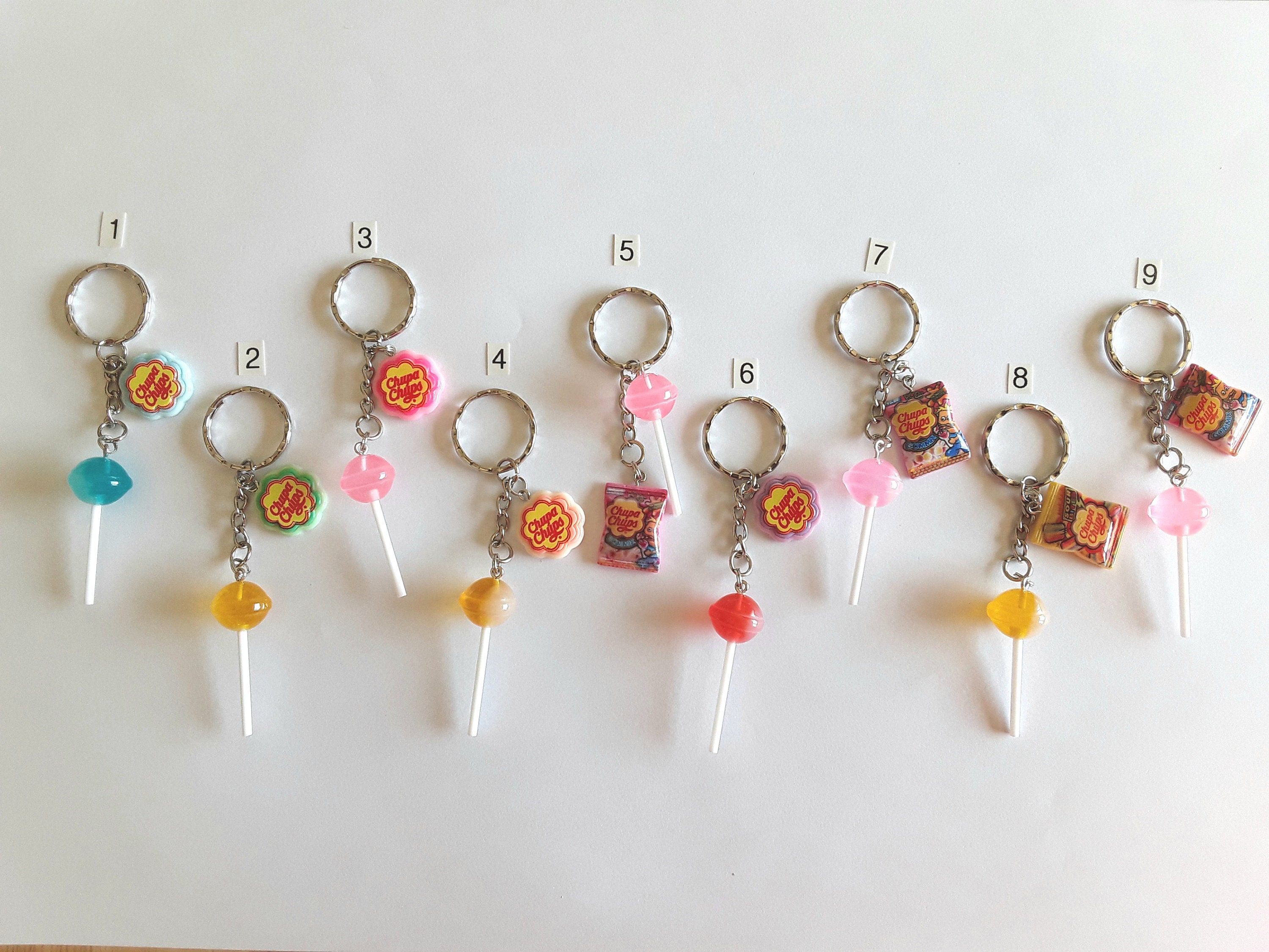 Resin Chupa Chups Inspired Keychains - Etsy