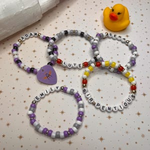 Hazbin Hotel Inspired Kandi Bracelets - Set 3