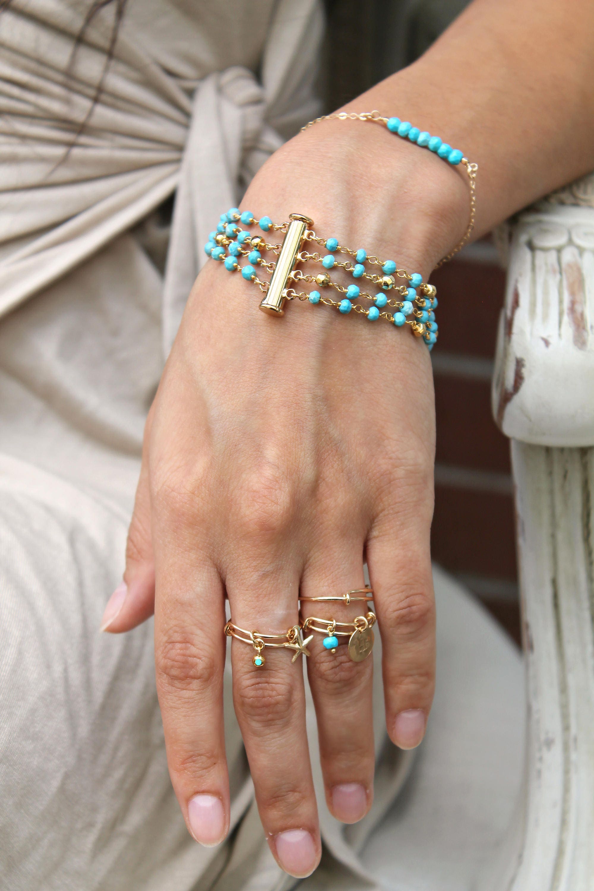 Boho Sol Cuff Bracelet - T4155