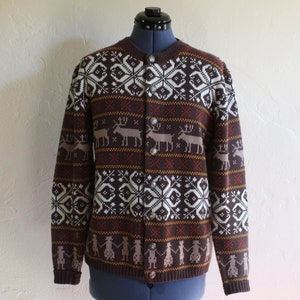 Moose Cardigan - Etsy