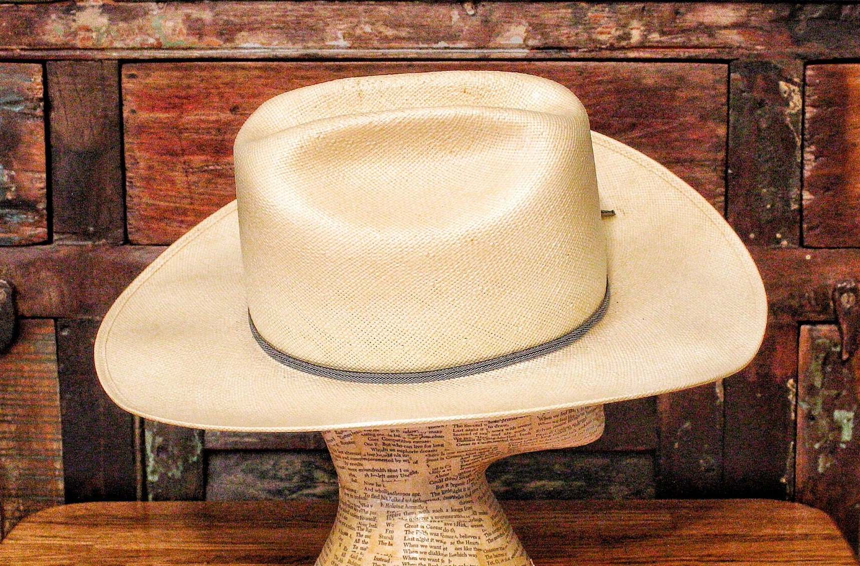 帽子 30s VINTAGE No.1 STETSON 7 56cm 30s Vintage Stetson Hat Classic Bowler Black 7 1/4 Large