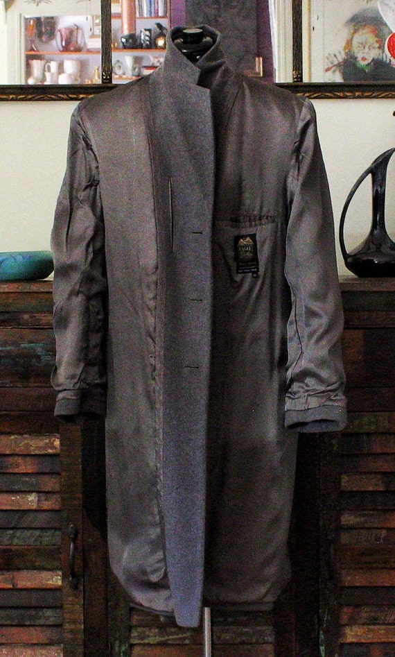 40% OFF! 1960's-70's Gray Heavy Wool Vintage Men'… - image 9