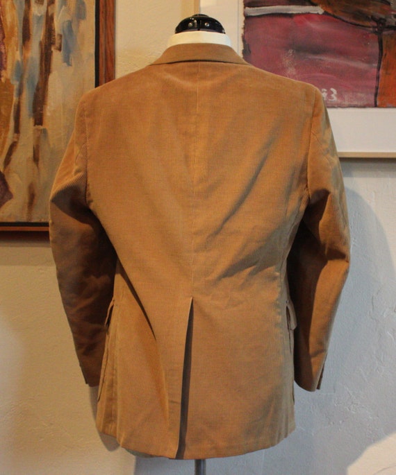 Clearance Sale! 1970's Tan Cotton Corduroy Vintag… - image 4