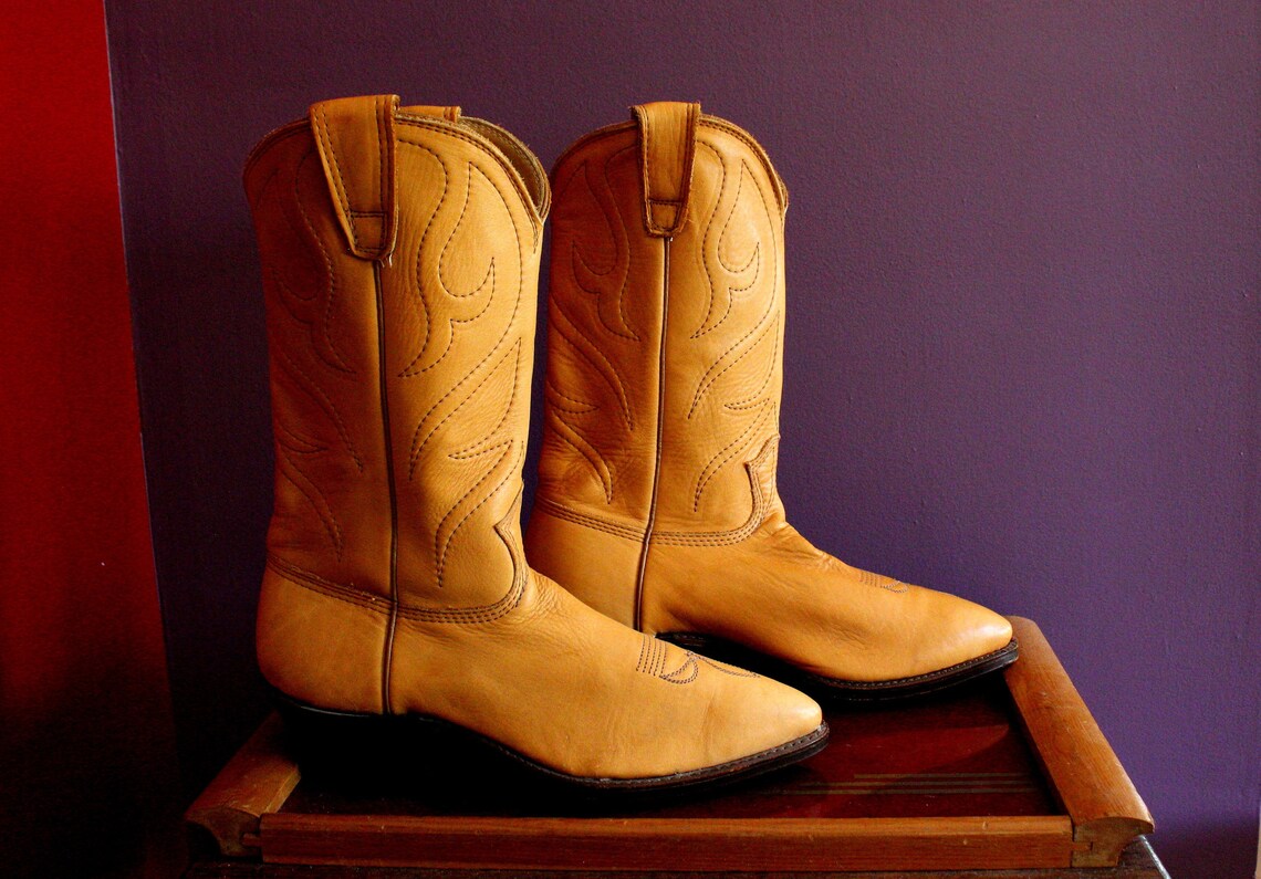 Vintage 1977 Hand Made in Tucson Arizona STEWART BOOT CO. Etsy