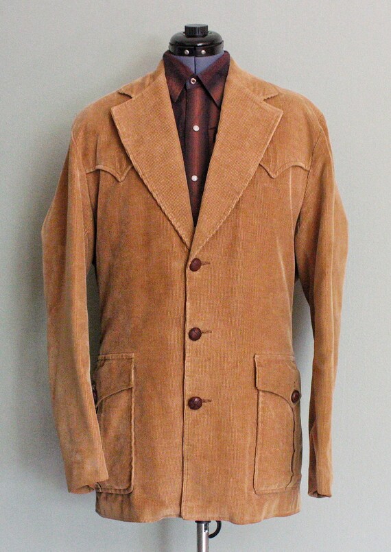 1970's Cotton Corduroy JCPENNEY WESTERN APPAREL V… - image 7