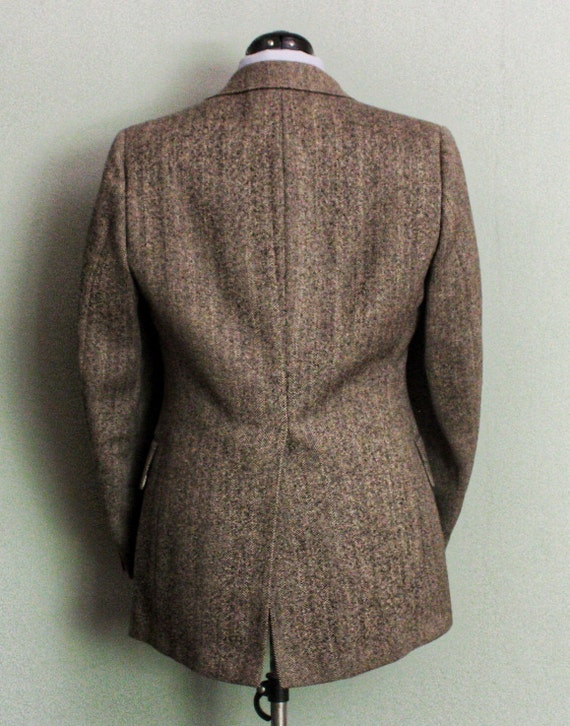 1970's Wool Herringbone Vintage Men's Sport Coat … - image 4