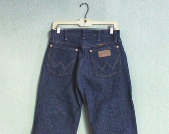 Jeans Wrangler Cowboy Dead Stock, 100% cotone denim indaco, 28 x 32