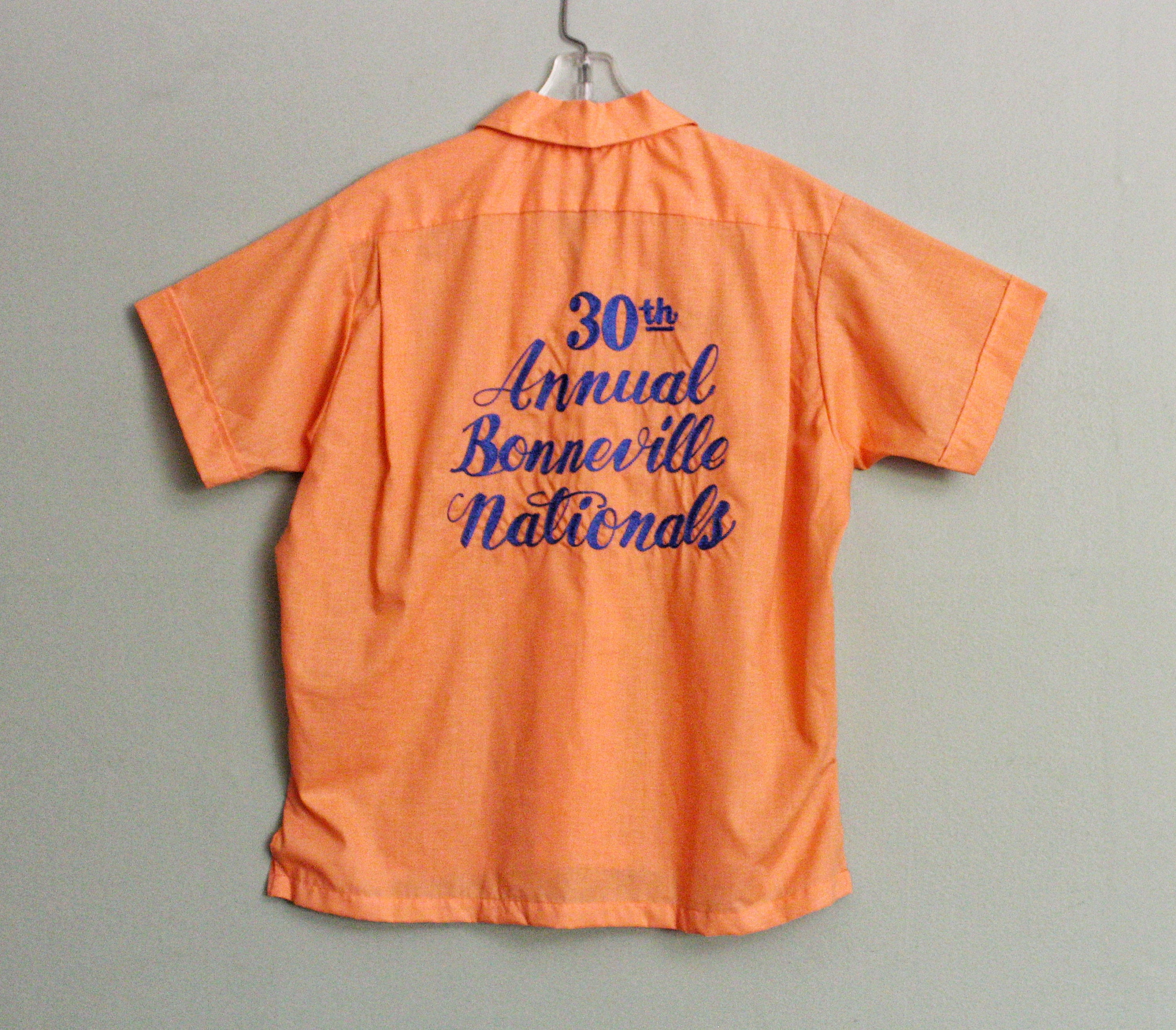 60s〜70s California Bowling Shirt Vintage 1960's Made in Japan Car Club Cotton Embroidered