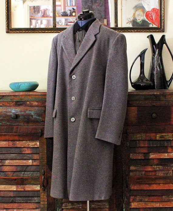 40% OFF! 1960's-70's Gray Heavy Wool Vintage Men'… - image 5