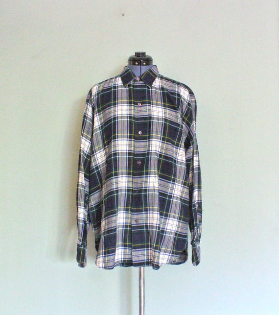 1960's Shadow Plaid Brushed Rayon VIYELLA for the SCOTCH