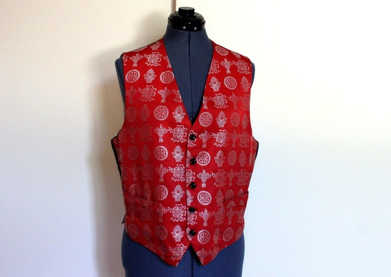 VINTAGE LIKE JACQUARD OVER VEST