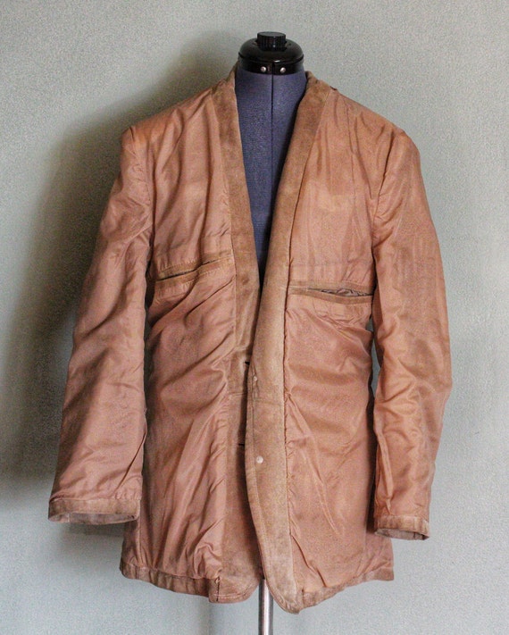 1970's 100% Leather Vintage Men's Western Jacket … - image 9