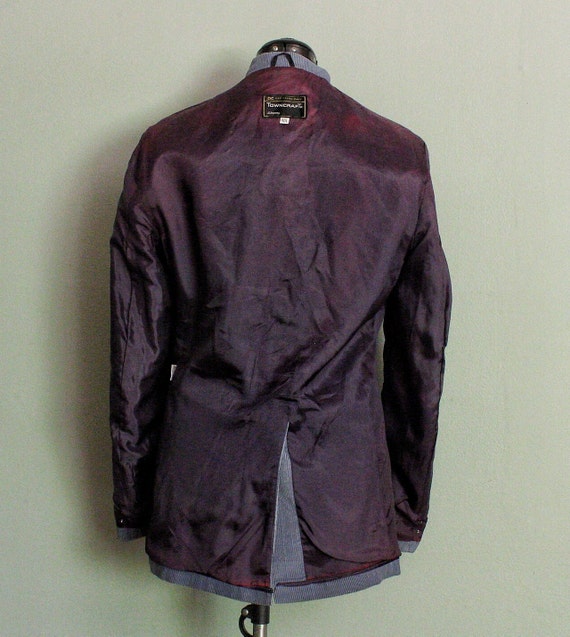 70'S VIP Corduroy Boa Jacket, Men's Size Medium, Vintage unclear Beige type Vintage Second Hand