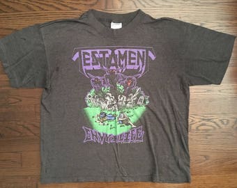 Authentic TESTAMENT Legacy Album Cover T-Shirt S M L XL XXL Official NEW