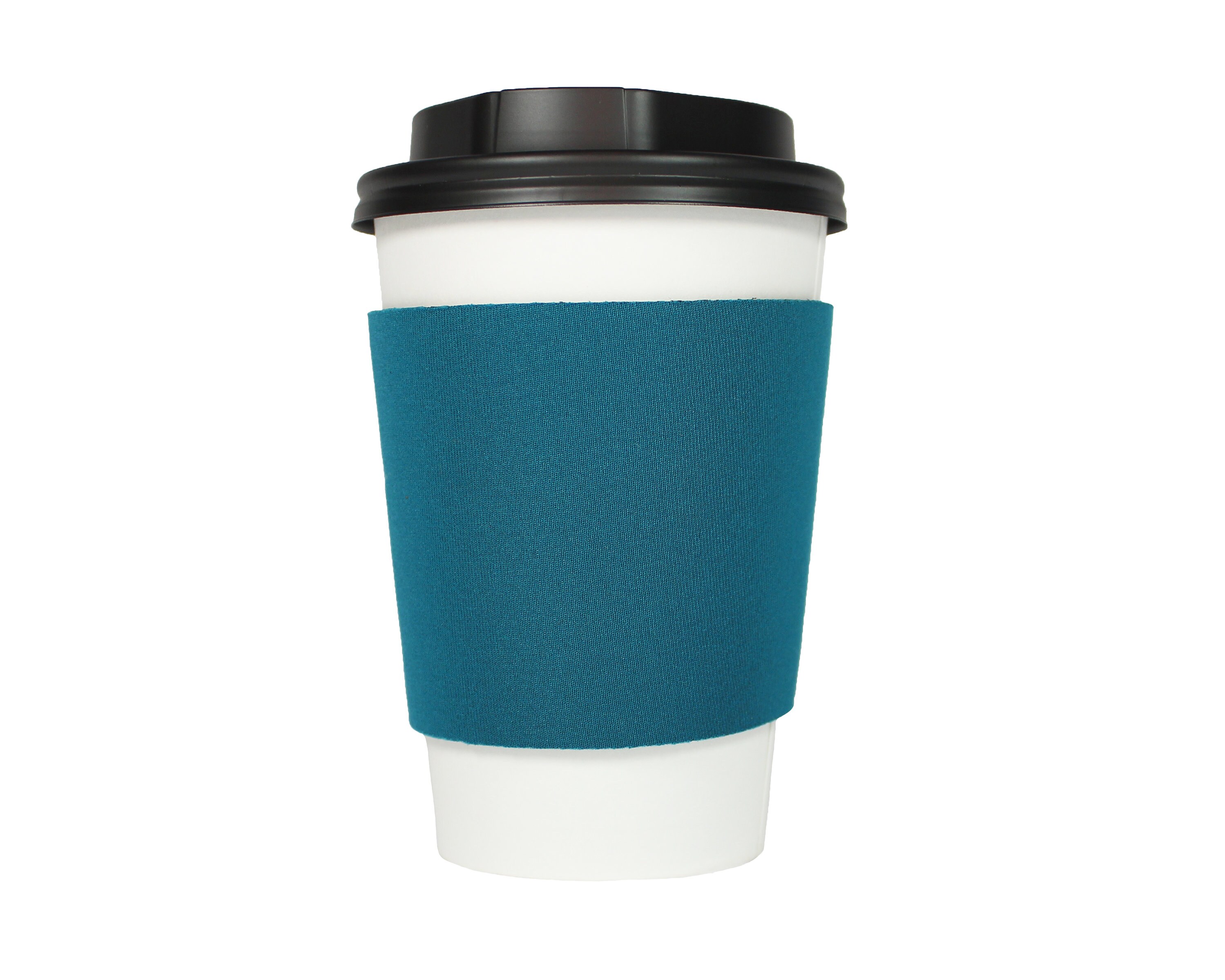 10 Blank Coffee Sleeves Teal Green NEOPRENE Coffee Sleeves Etsy