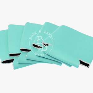 75 Blank Can Coolers, NEOPRENE can coolers, Robin&#39;s Egg Blue Can Coolers