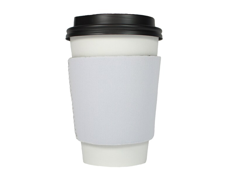 25 Blank Coffee Sleeves White NEOPRENE Coffee Sleeves Solo® Etsy