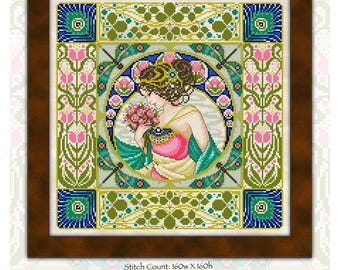 JE357 Motifs Nouveau by Joan Elliott  PDF - Digital Chart