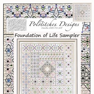 Foundation of Life  Sampler -  Cross Stitch Chart