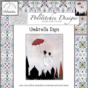 Umbrella Days -  Cross Stitch Chart