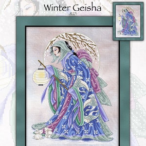 Winter Geisha Chart by Joan Elliott