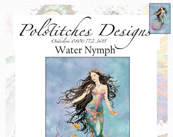 The Water Nymph Cross Stitch Chart -  PDF