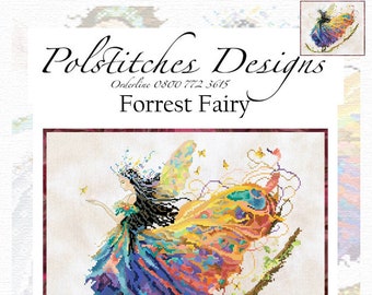 Forrest Fairy Cross Stitch Chart -  PDF