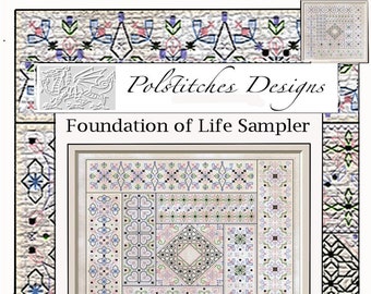 Foundation of Life Sampler -  Cross Stitch Chart