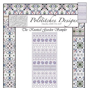 Knotted Garden Sampler Sampler- PDF