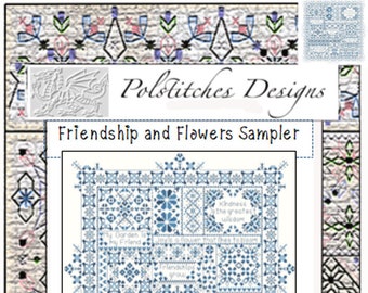 Friendship and Flowers Sampler