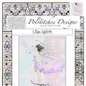 Lilac Spirit Cross Stitch Chart image 1