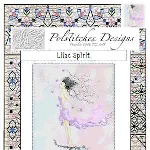Lilac Spirit Printed Cross Stitch Chart