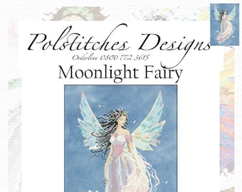 Moonlight Fairy Cross Stitch Chart -  Printed Chart